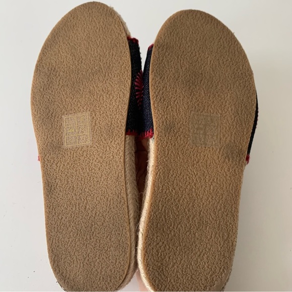 JACK ROGERS Bettina Espadrille Flatform Sandals Sz 6.5 - Picture 6 of 8